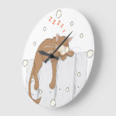 Nickerchen Clock Wall Clock Große Wanduhr (Winkel)