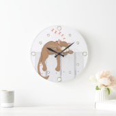 Nickerchen Clock Wall Clock Große Wanduhr (Zuhause)