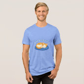 Nickerchen-Enthusiasten Tri-Blend Shirt (Vorderseite voll)