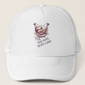 Nickerchen Hard Sloth Truckerkappe (Vorderseite)