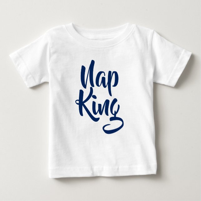 Nickerchen King Baby T-shirt (Vorderseite)
