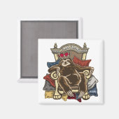 Nickerchen King Magnet (Vorderseite/Rückseite)