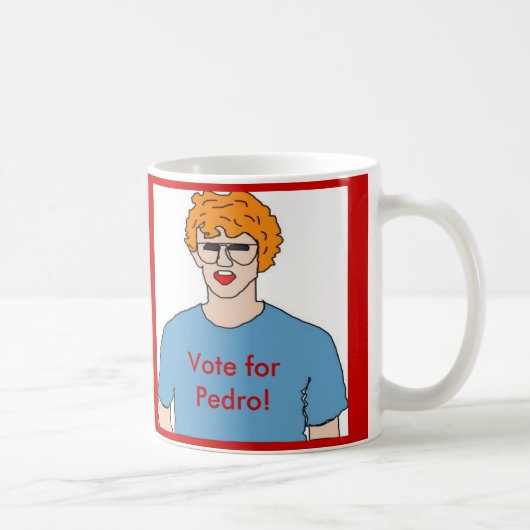 Nickerchen-Knochen, Abstimmung für Pedro! Kaffeetasse (Rechts)