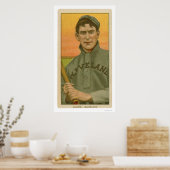 Nickerchen Lajoie Baseball Card 1910 Poster (Küche)