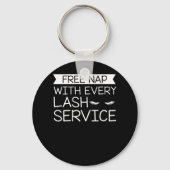 Nickerchen Lash Service Makeup Lashes Schlüsselanhänger (Vorderseite)