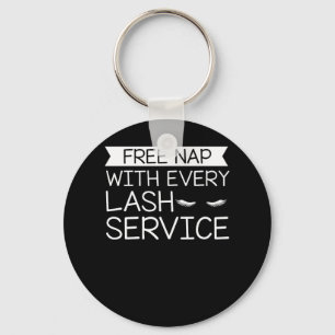 Nickerchen Lash Service Makeup Lashes Schlüsselanhänger