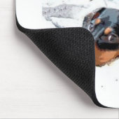 Nickerchen machende Hunde Mousepad (Ecke)