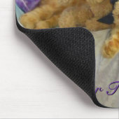 Nickerchen machende Miezekatze Mousepad (Ecke)