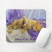 Nickerchen machende Miezekatze Mousepad (Mit Mouse)