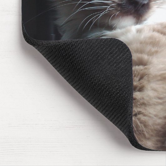 Nickerchen machende Ragdoll Katze Mousepad (Ecke)