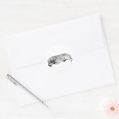 Nickerchen Mentor Runder Aufkleber (Umschlag)