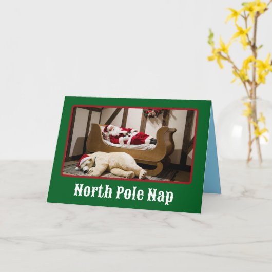 Nickerchen Nordpol Karte (Gelbe Blume)