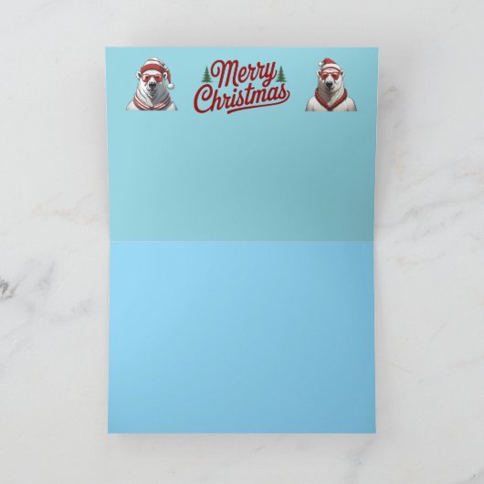 Nickerchen Nordpol Karte (Innenseite)