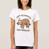 Nickerchen Olympia Gold Medalist T - Shirt - Funny (Vorderseite)