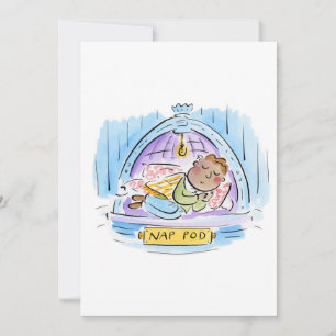 Nickerchen Pod Einladung