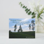 Nickerchen Postkarte (Stehend Vorderseite)