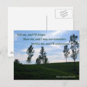 Nickerchen Postkarte (Vorne/Hinten)