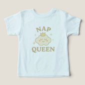 Nickerchen Queen Baby Bodysuit - Niedliches Cloud (Design Vorderseite)