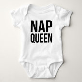 Nickerchen Queen Baby Strampler (Vorderseite)