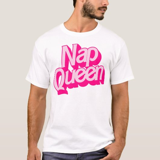 Nickerchen Queen - Funny Lazy Sleep Lover T-Shirt (Vorderseite)