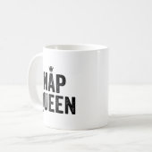 Nickerchen Queen Girls schlafen schlampige Mode lu Kaffeetasse (Vorderseite Links)