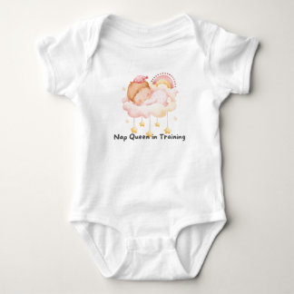 👶 "Nickerchen Queen in training" 👑 Baby Strampler