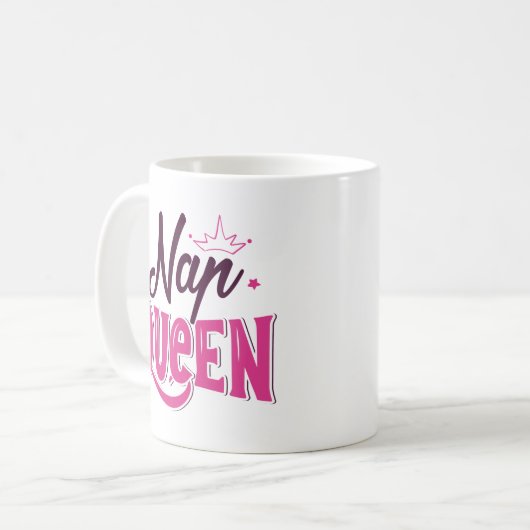 Nickerchen Queen Kaffeetasse (Vorderseite Links)