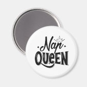Nickerchen Queen Magnet (Vorderseite/Rückseite)