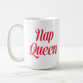 Nickerchen Queen Pink Cherry Red Kaffeetasse (Links)