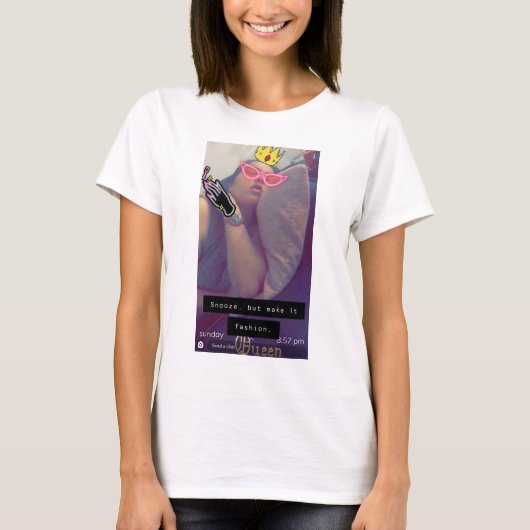 Nickerchen Queen T-Shirt (Vorderseite)