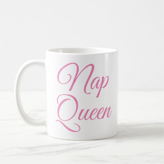Nickerchen Queen Tasse | Funny & Spaß Zitat Slogan (Links)