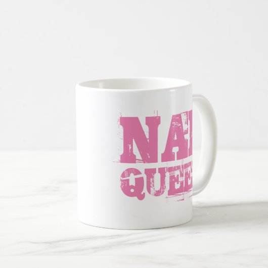 Nickerchen Queen Tasse | Funny & Spaß Zitat Slogan (VorderseiteRechts)