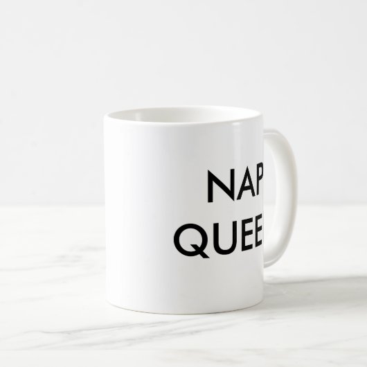 Nickerchen Queen Tasse | Funny & Spaß Zitat Slogan (VorderseiteRechts)