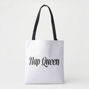 Nickerchen Queen Typografie Tasche
