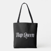 Nickerchen Queen Typografie Tasche (Rückseite)