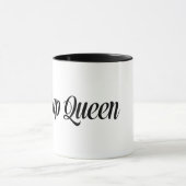 Nickerchen Queen Typografie Tasse (Zentrum)