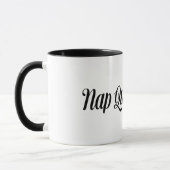 Nickerchen Queen Typografie Tasse (Links)