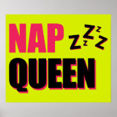 Nickerchen Queen ZZZ Poster (Vorne)