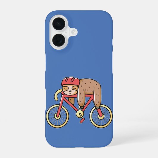 Nickerchen Rider Sloth iPhone 16 Hülle (Rückseite)