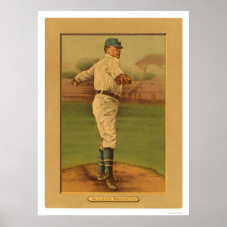 Nickerchen Rucker Dodgers Baseball 1911 Poster