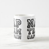 Nickerchen-Team-Kapitän Funny Mug Travel Mug Kaffeetasse (Mittel)