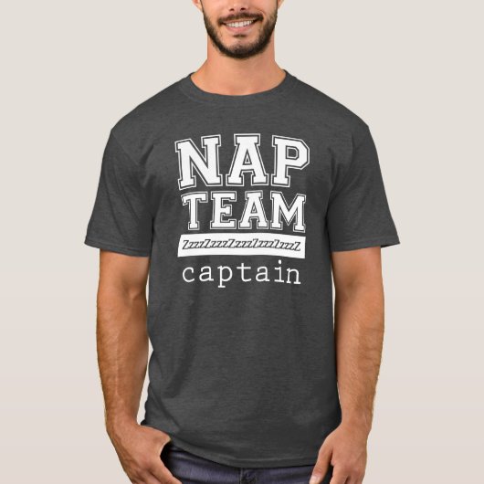 Nickerchen-Team-Kapitän T-Shirt oder Sweatshirt (Vorderseite)