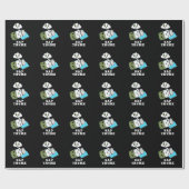 Nickerchen Thyme Funny Sleeping Herb Pun Dark BG Geschenkpapier (Flach)