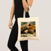 Nickerchen Time Bear Tragetasche (Vorderseite (Produkt))