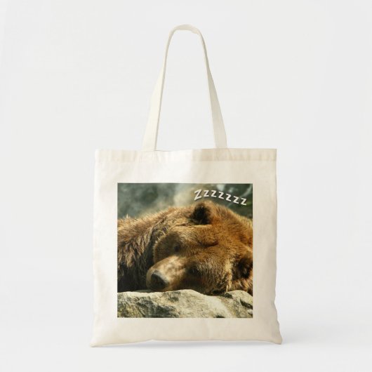 Nickerchen Time Bear Tragetasche (Vorne)
