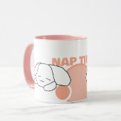 Nickerchen Time Bunny Tasse (Vorderseite Links)