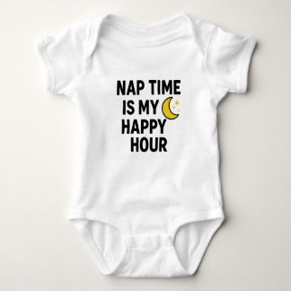 Nickerchen Time is My Happy Hour - Niedliches Baby Baby Strampler