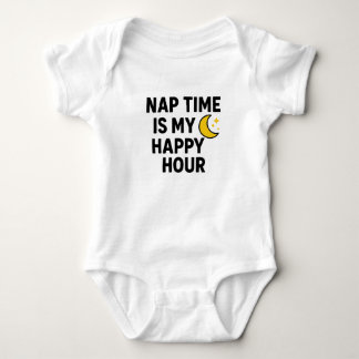 Nickerchen Time is My Happy Hour - Niedliches Baby Strampler