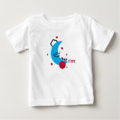 Nickerchen Time Moon Cartoon Baby T-shirt (Vorderseite)