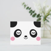 Nickerchen Time Panda Postkarte (Stehend Vorderseite)